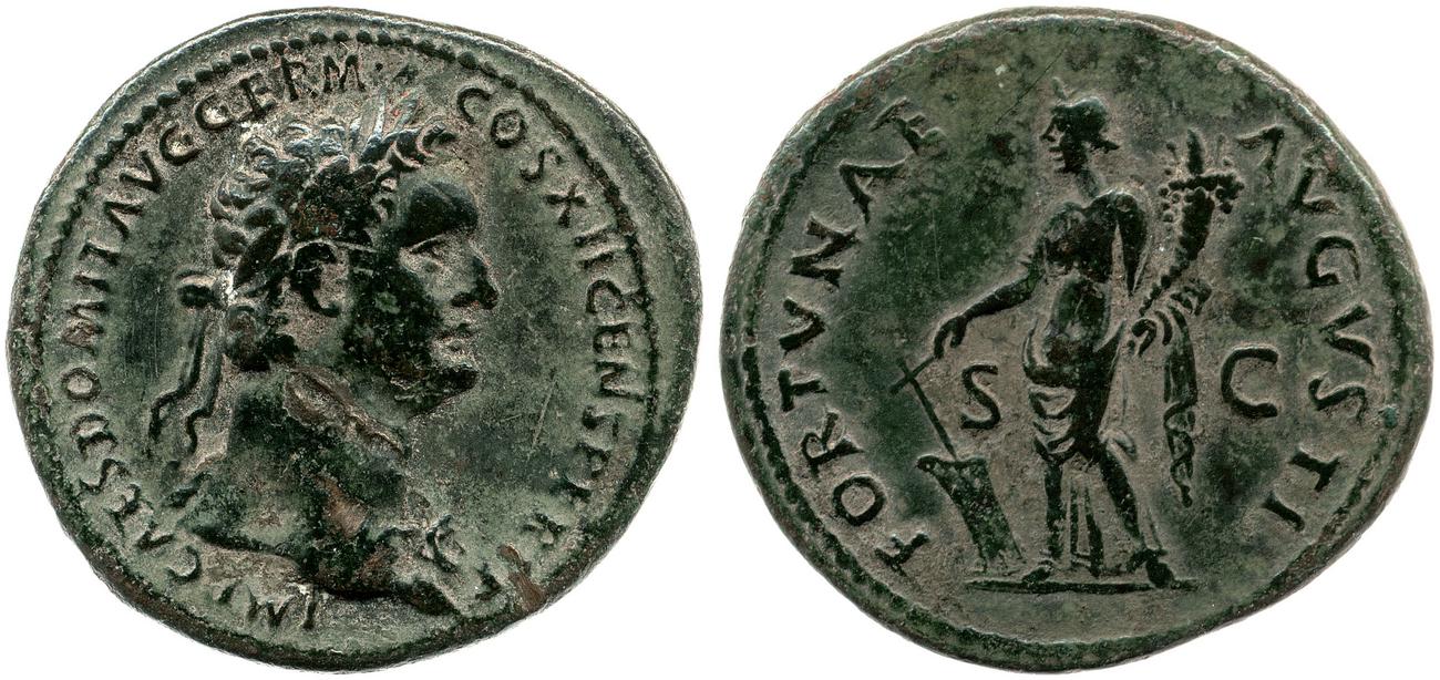 RIC II, Part 1 (second edition) Domitian 488, аверс, bm