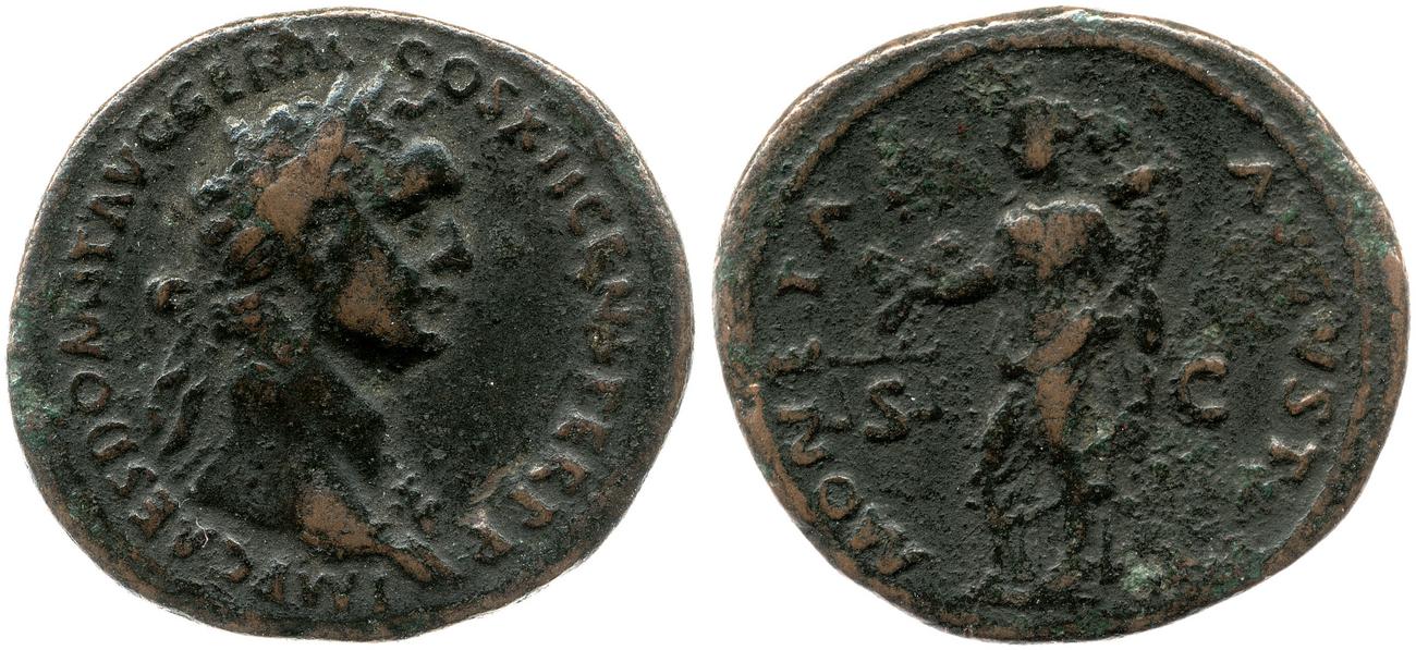 аверс RIC II, Part 1 (second edition) Domitian 492