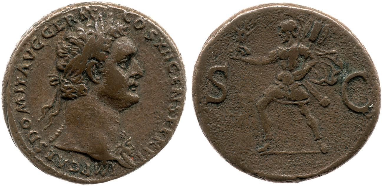 RIC II, Part 1 (second edition) Domitian 496, аверс, bm