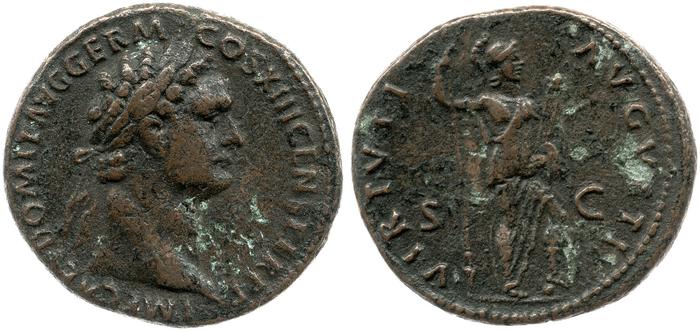 RIC II, Part 1 (second edition) Domitian 550, реверс, bm