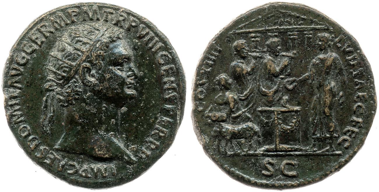 аверс RIC II, Part 1 (second edition) Domitian 619