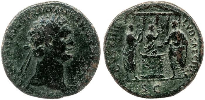 RIC II, Part 1 (second edition) Domitian 623, реверс, bm