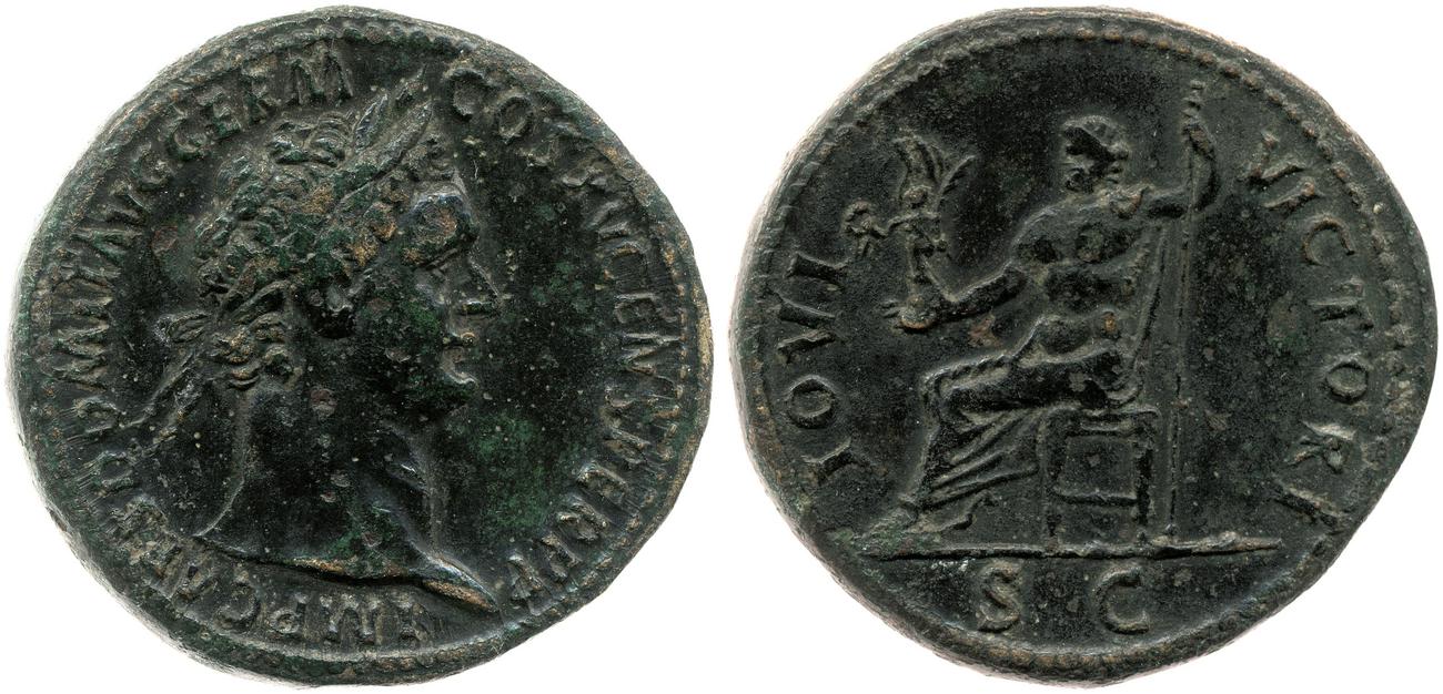 RIC II, Part 1 (second edition) Domitian 702, аверс, bm