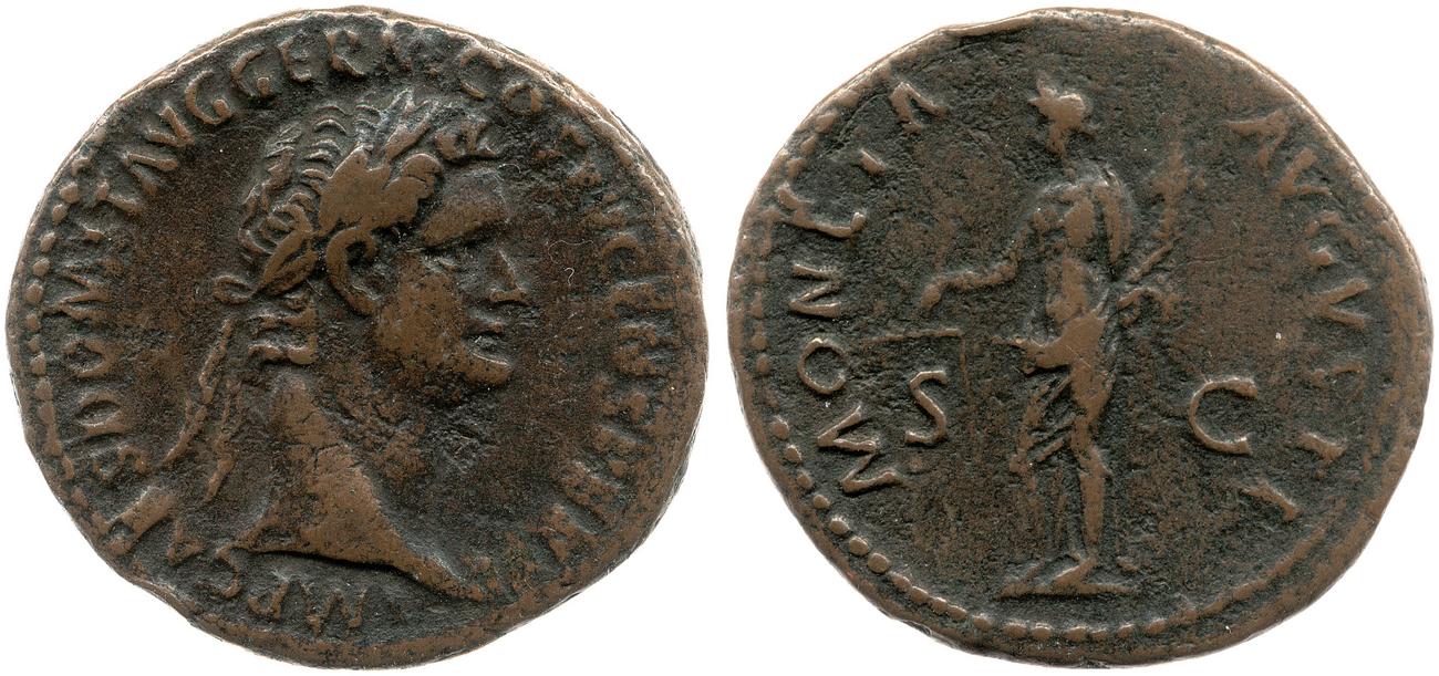 RIC II, Part 1 (second edition) Domitian 708, аверс, bm