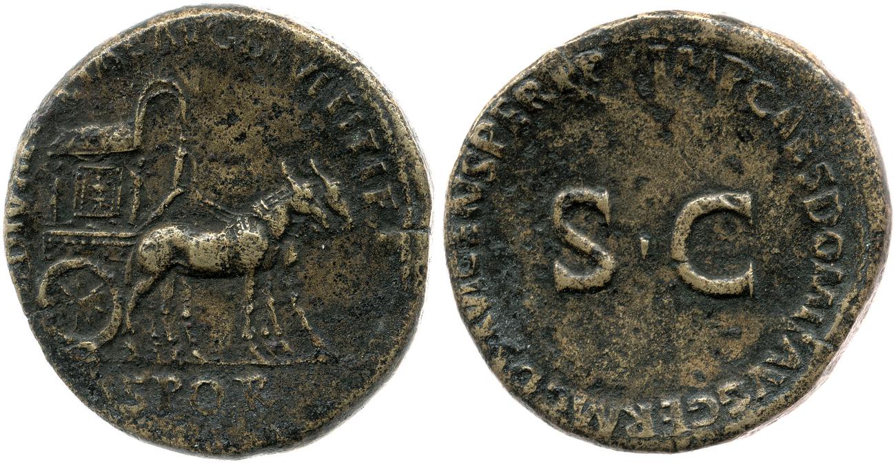 RIC II, Part 1 (second edition) Domitian 760, аверс, bm