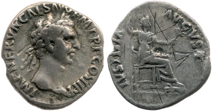 RIC II Nerva 6, реверс, bm