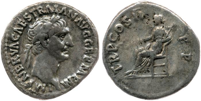 RIC II Trajan 30, реверс, bm