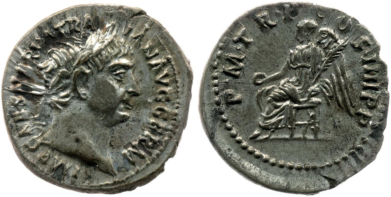 аверс RIC II Trajan 57