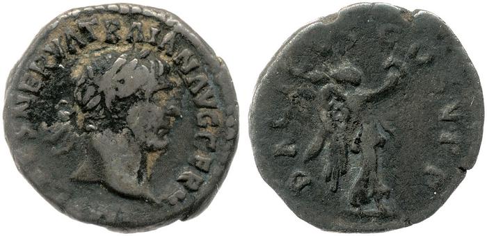 RIC II Trajan 75, реверс, bm