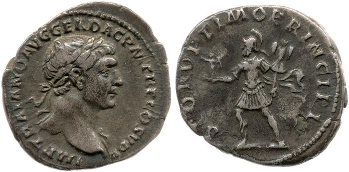 RIC II Trajan 154, реверс, bm