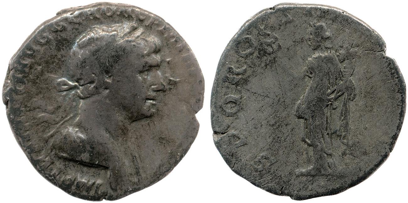 RIC II Trajan 172, аверс, bm