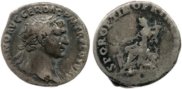 RIC II Trajan 178, реверс, bm