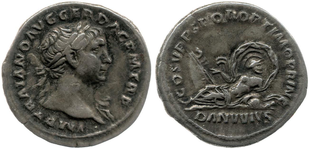 RIC II Trajan 100, аверс, bm