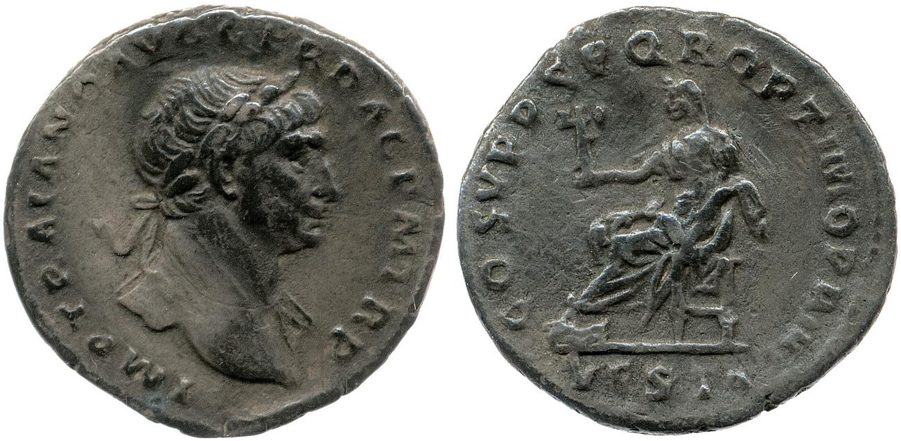 RIC II Trajan 108, аверс, bm