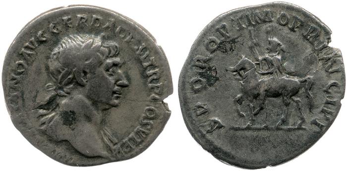 RIC II Trajan 291, реверс, bm