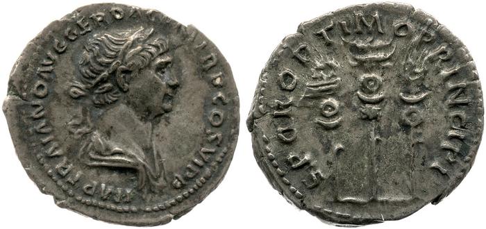 RIC II Trajan 294, реверс, bm