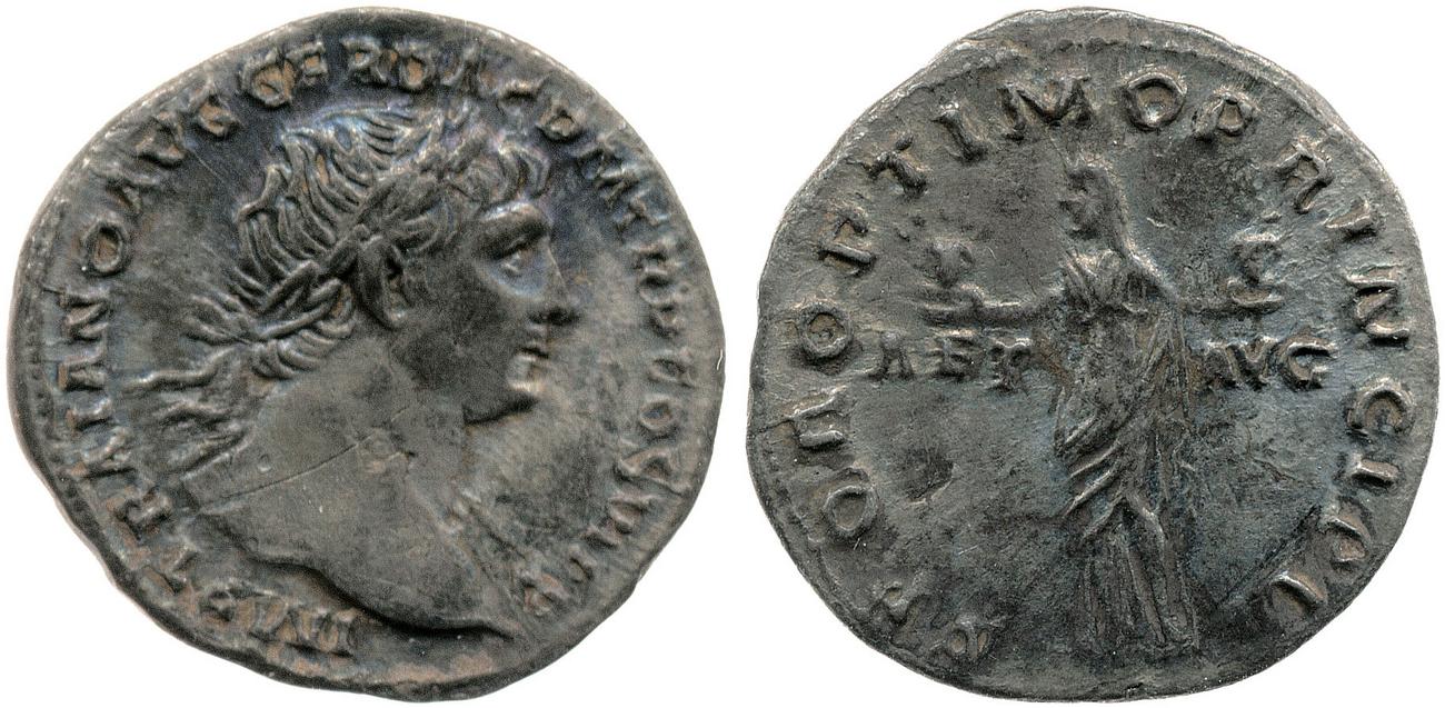 RIC II Trajan 242, аверс, bm
