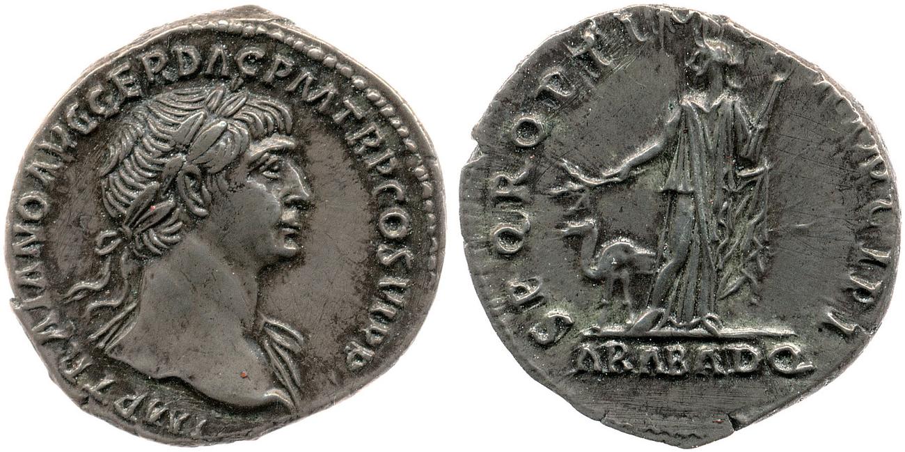 RIC II Trajan 245, аверс, bm