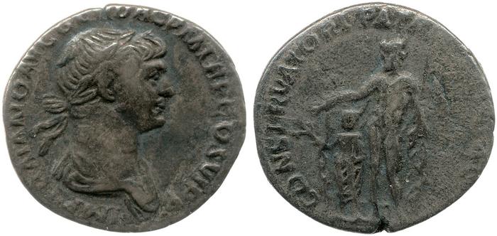 RIC II Trajan 249, реверс, bm