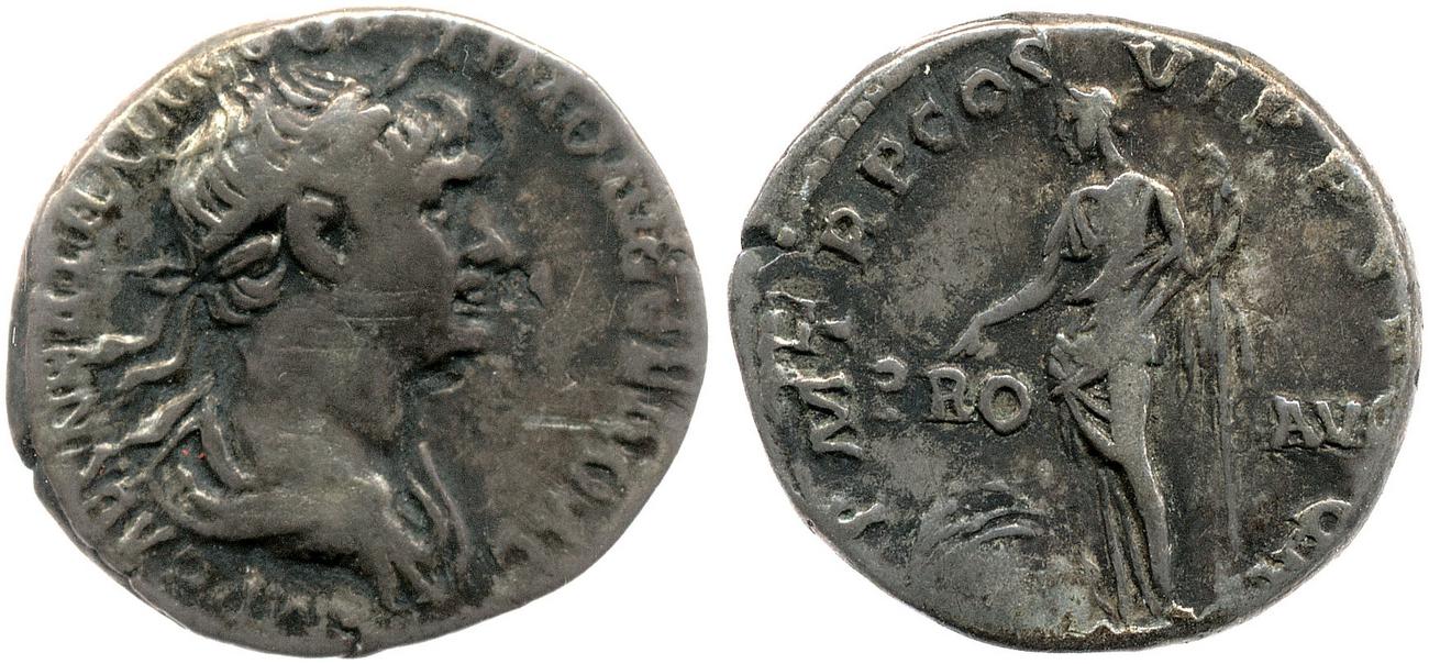RIC II Trajan 360, аверс, bm