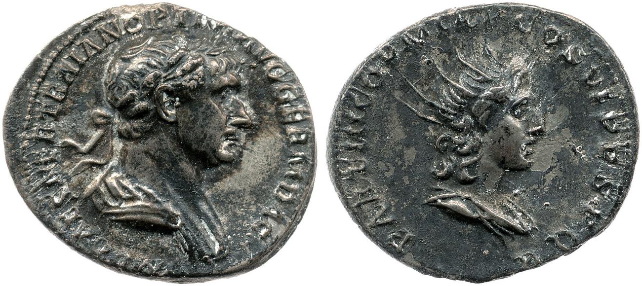 RIC II Trajan 329, аверс, bm