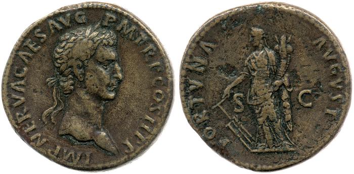 RIC II Nerva 60, реверс, bm