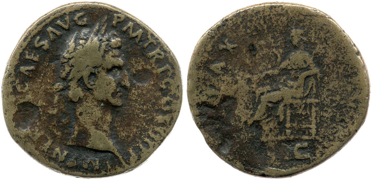 RIC II Nerva 88, аверс, bm
