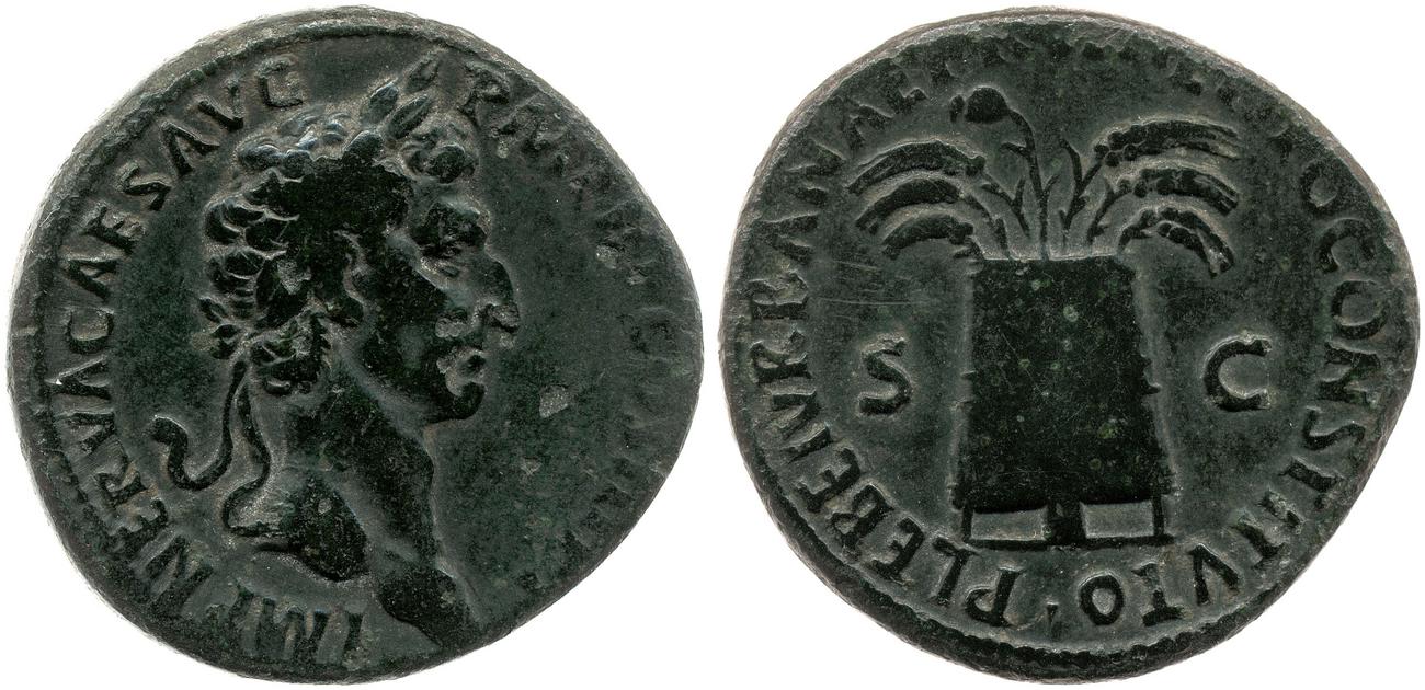 RIC II Nerva 89, аверс, bm