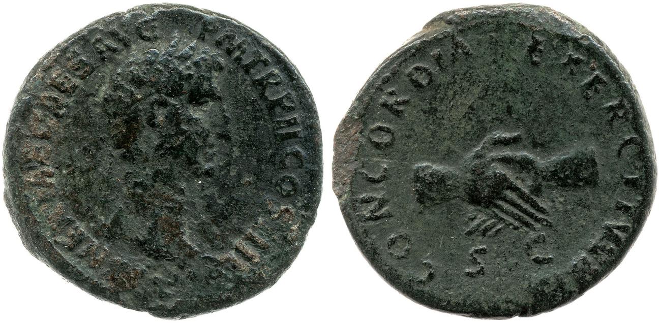 RIC II Nerva 95, аверс, bm