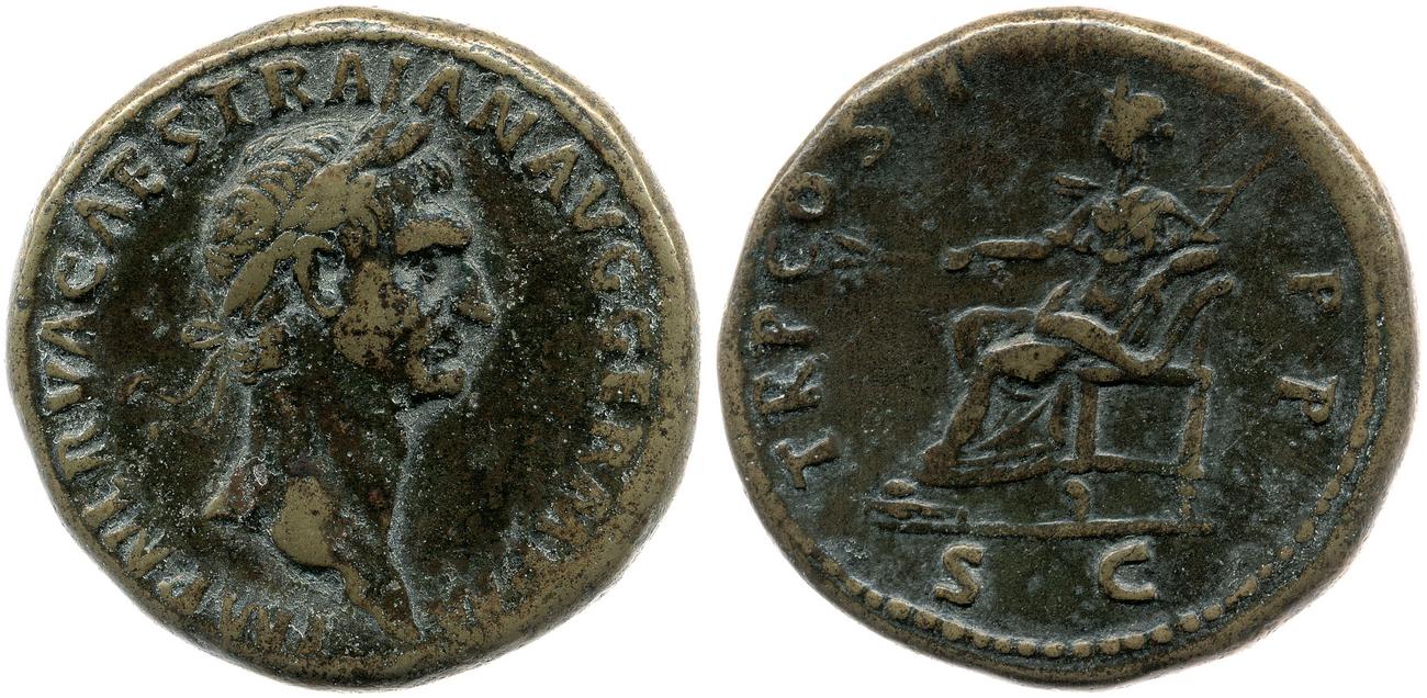 аверс RIC II Trajan 384