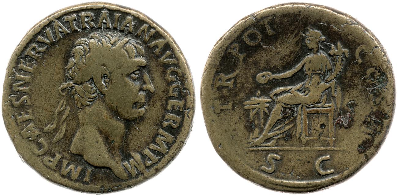 аверс RIC II Trajan 388