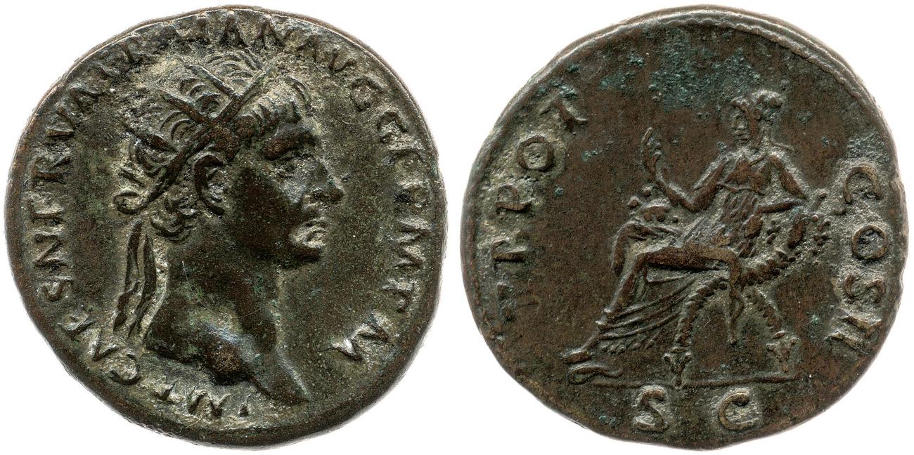 аверс RIC II Trajan 385