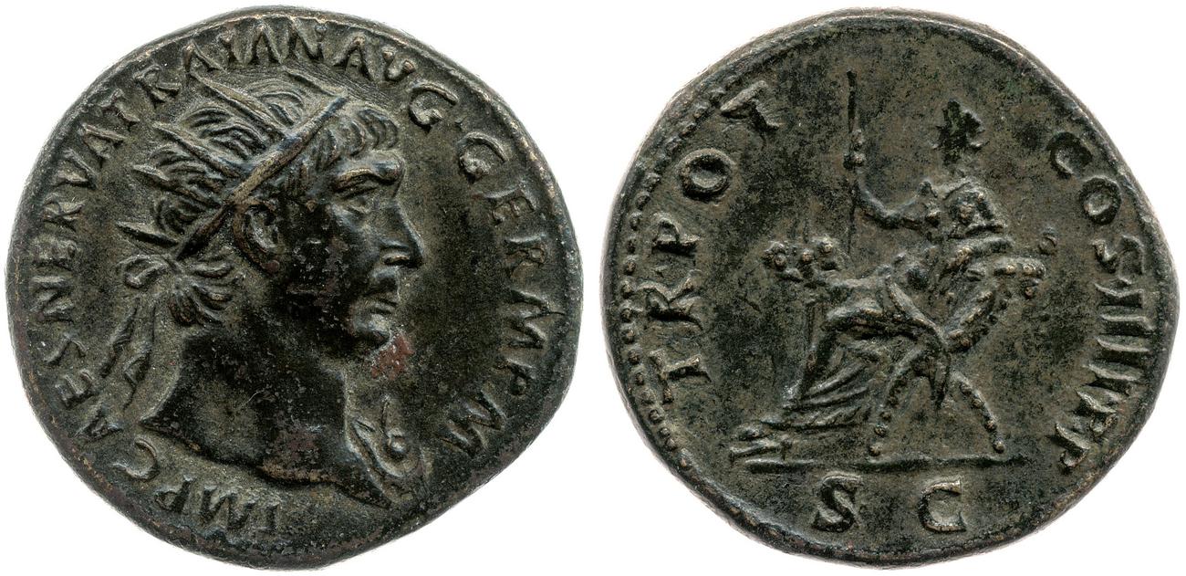 аверс RIC II Trajan 429