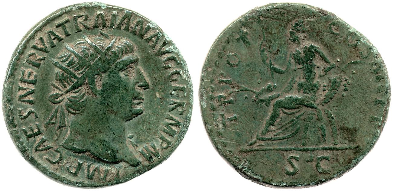 аверс RIC II Trajan 428