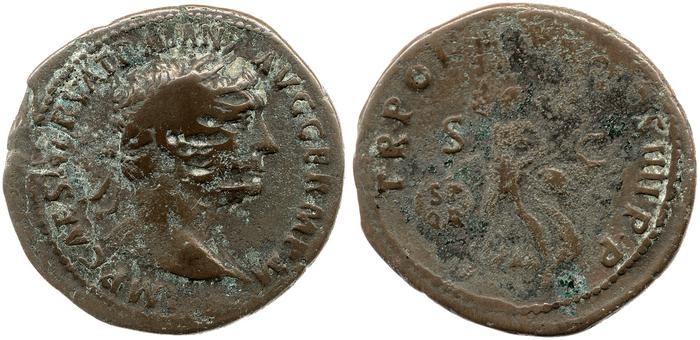 RIC II Trajan 435, реверс, bm