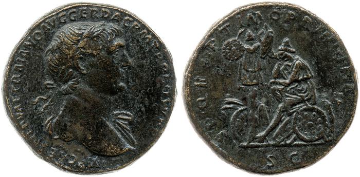RIC II Trajan 564, реверс, bm