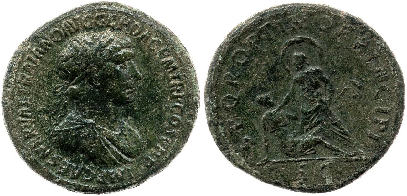 аверс RIC II Trajan 557