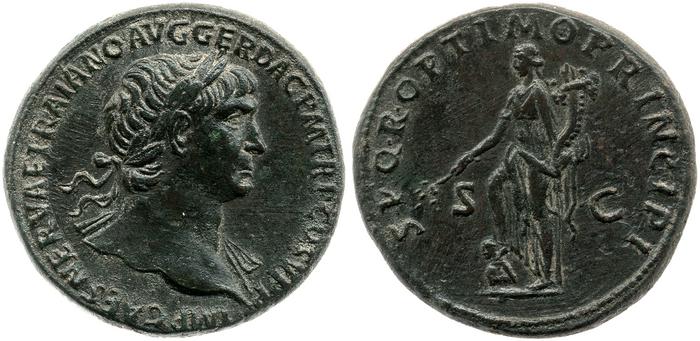 RIC II Trajan 503, реверс, bm