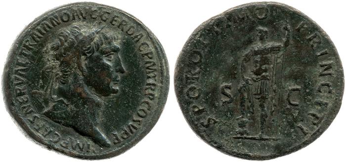 RIC II Trajan 547, реверс, bm