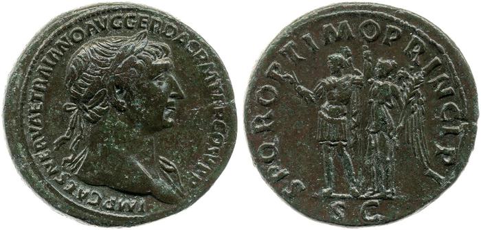 RIC II Trajan 549, реверс, bm