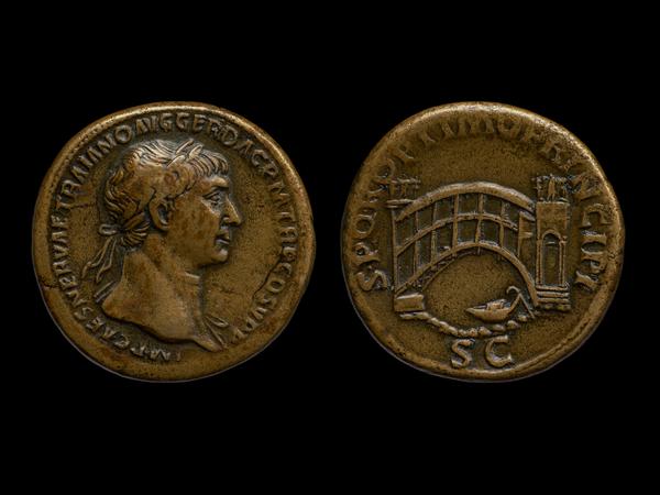 RIC II Trajan 569, реверс, bm