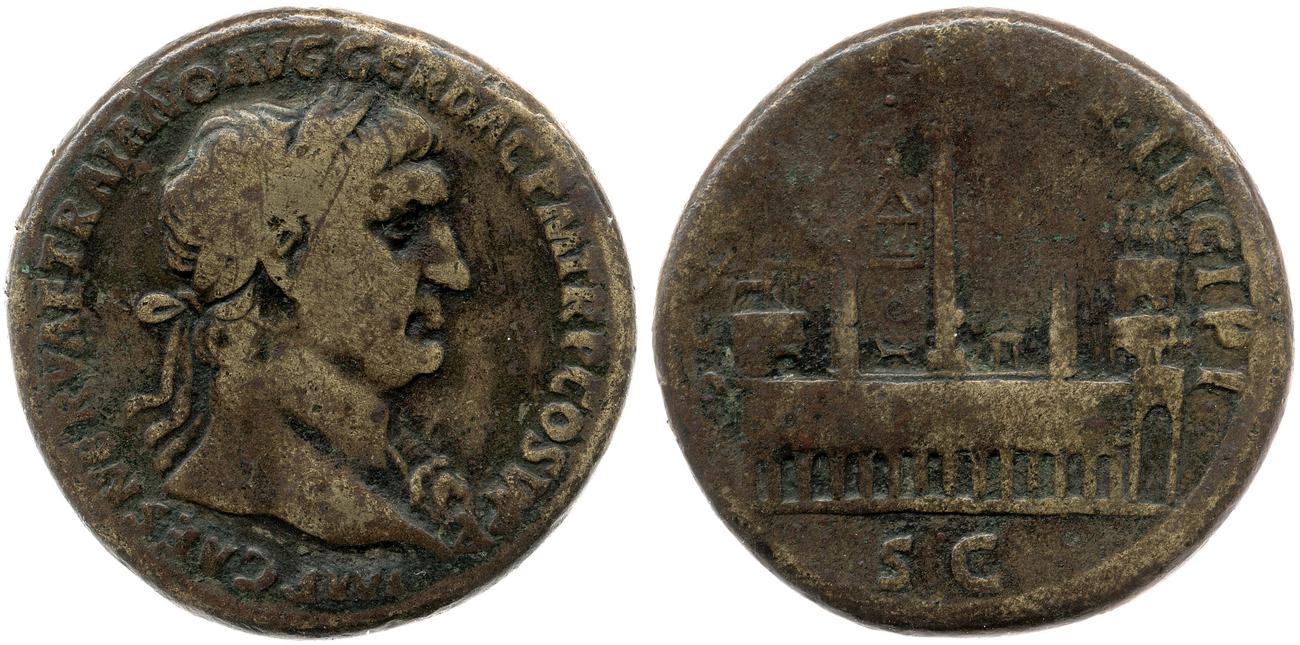 аверс RIC II Trajan 571