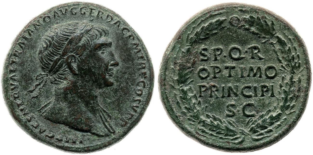 аверс RIC II Trajan 476A