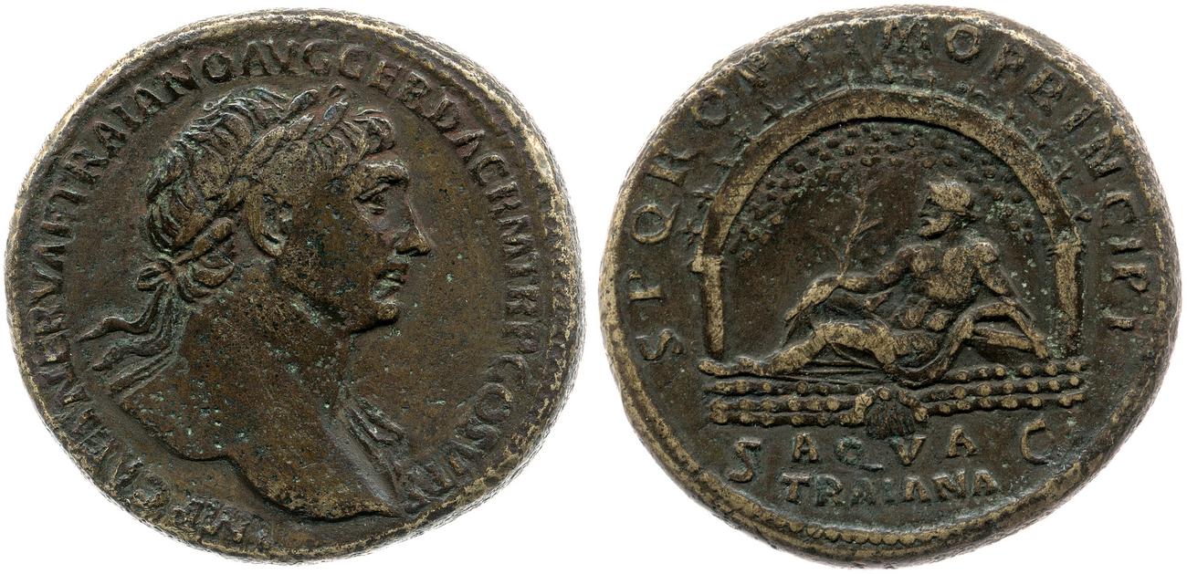 RIC II Trajan 463, аверс, bm
