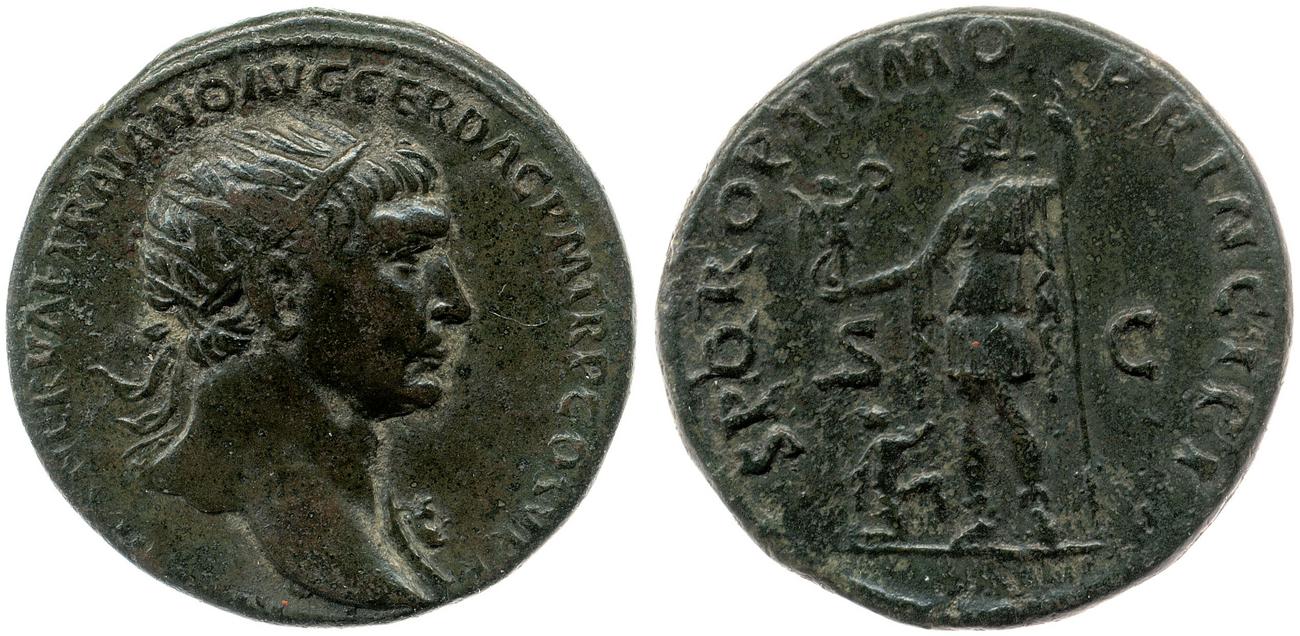 аверс RIC II Trajan 487
