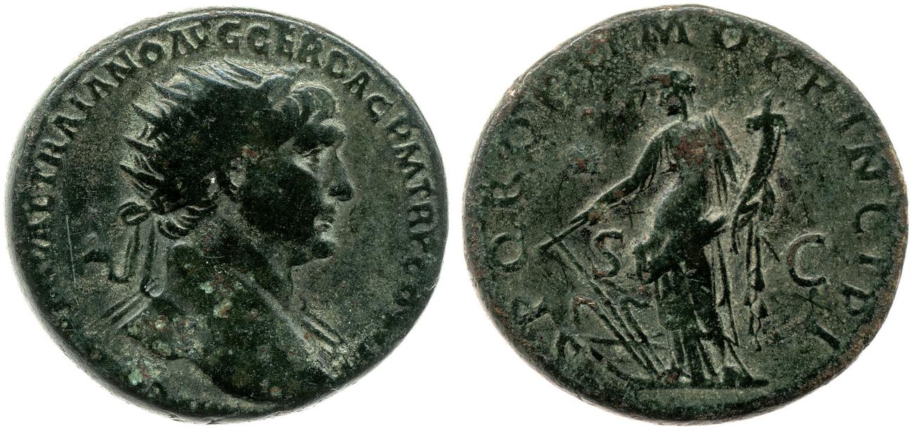 аверс RIC II Trajan 502