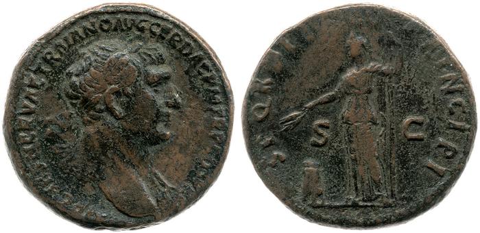 RIC II Trajan 479, реверс, bm
