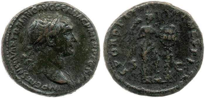 RIC II Trajan 529, реверс, bm