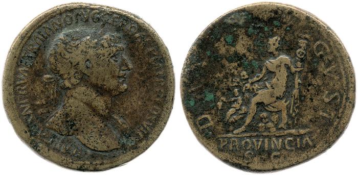RIC II Trajan 621, реверс, bm