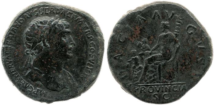 RIC II Trajan 621, реверс, bm